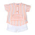 Conjunto Camisa y Bermuda Bambula Colección Rayas