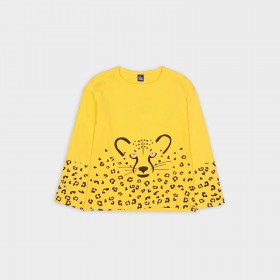 Camiseta niña motivo leopardo