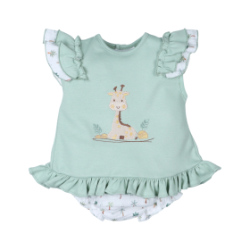 Conjunto Camiseta y Ranita Colección Palmeras