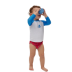 Camiseta Baño para Bebé estampado pulpos Ysabel Mora