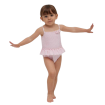 Bañador Bebé Rosa Cuadritos vichy