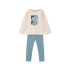 Conjunto legging estampado y camiseta niña MAYORAL