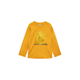 Camiseta Niño Triceratops Mostaza