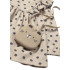 Vestido estampado con bolso bebé color tapioca