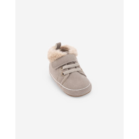 Bota Bebé con pelo y velcro