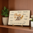Placa Firmas "Profe de 10"