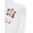 Camiseta niña Mayoral con estampado de muñecas