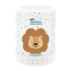 Lámpara Altavoz con Bluetooth Lion