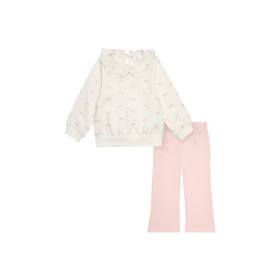 Chándal para bebé niña estampada lazos