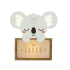 Lámpara Led Infantil Personalizada - Modelo Koala