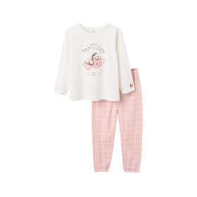 Pijama algodón niña tazas chocolate