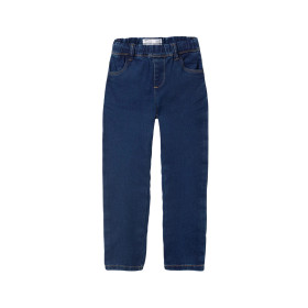 Pantalón vaquero jegging azul oscuro para niña