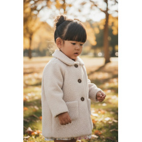 Abrigo rizo niña