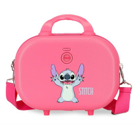 Neceser rígido Stitch rosa fucsia
