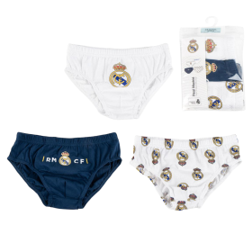 Pack 3 Calzoncillos Infantiles Real Madrid