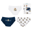 Pack 3 Calzoncillos Infantiles Real Madrid
