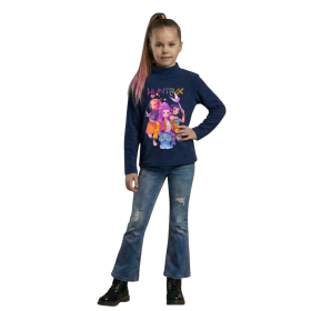 Sueter semicisne en tejido Polar KPOP