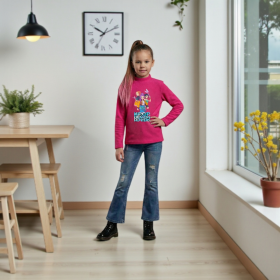 Sueter semicisne en tejido Polar KPOP