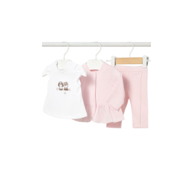 Conjunto 3 piezas con chaqueta recién nacida
