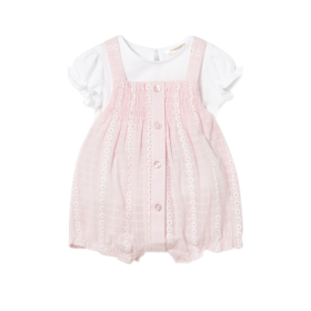 Conjunto peto y camiseta recién nacida