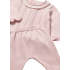 Conjunto polaina y jersey tricot recién nacida
