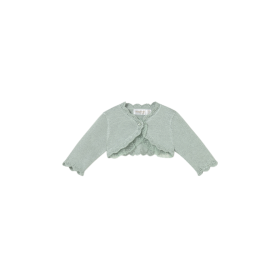 Rebeca tricot ceremonia recién nacida color aqua