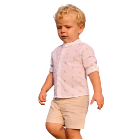 Bermuda lino suiting