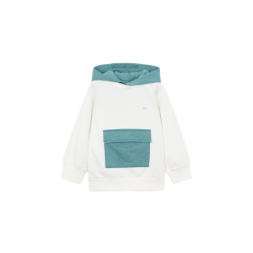 Sudadera combinada con capucha