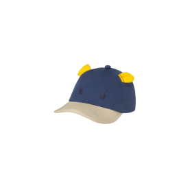 Gorra bebé azul marino hipopótamo