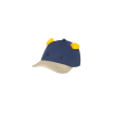 Gorra bebé azul marino hipopótamo