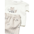 Conjunto de pantalón corto y camiseta ositos