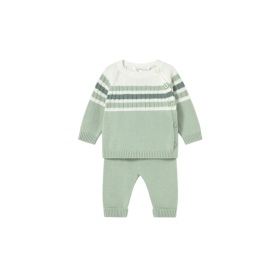 Conjunto con pantalon largo tricot