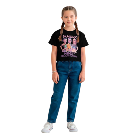 Camiseta Huntrix POP negro