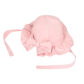 Gorro con lazo recién nacida