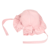 Gorro con lazo recién nacida