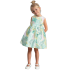Vestido Ceremonia niña estampado verde