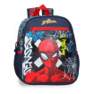 Mochila Spiderman 28cm Adaptable a carro Graffity