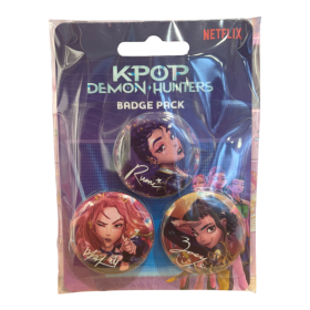 Blister 3 Insignias KPop Demon Hunters