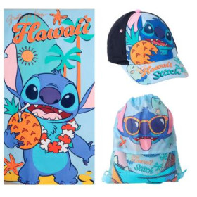 Set Toalla, saquito y gorra de STITCH