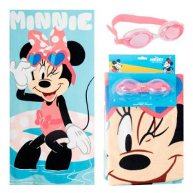 Set Toalla y Gafas Buceo Minnie