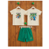 Conjunto MINECRAFT camiseta y pantalón corto