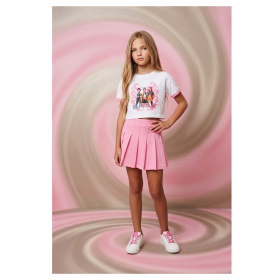 Conjunto KPOP Camiseta y Falda Pantalón