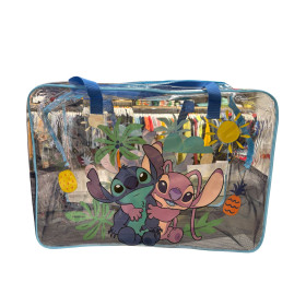 Bolsa playa Angel & Stitch Disney