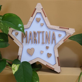 Lámpara ESTRELLA Dual + KIT personalizar