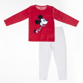 Pijama algodón Mickey Mouse manga larga