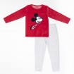 Pijama algodão Mickey Mouse manga comprida