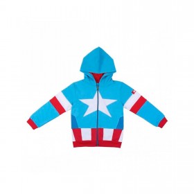 Sudadera con capucha Capitán América