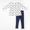 Conjunto de camiseta y legging de Minnie Mouse