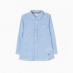 Camisa listrada azul-celeste para menino ZIPPY