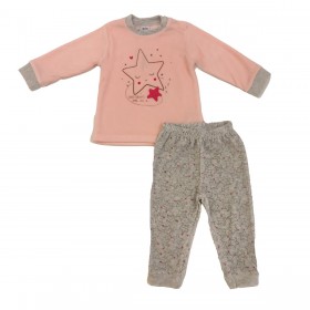 Pijama Tundosado Bebé Estrella